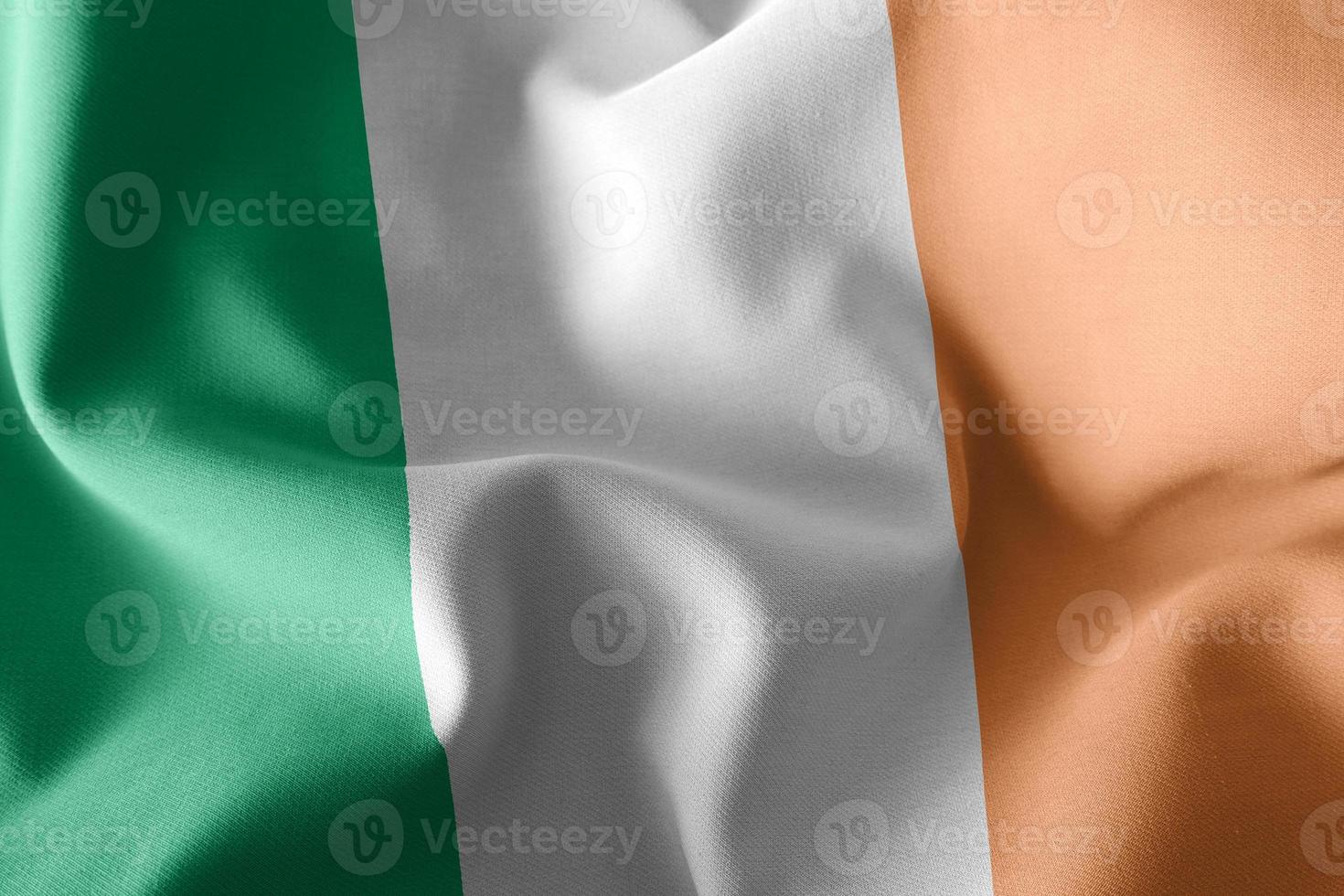 3d rendering ilustración bandera de irlanda foto