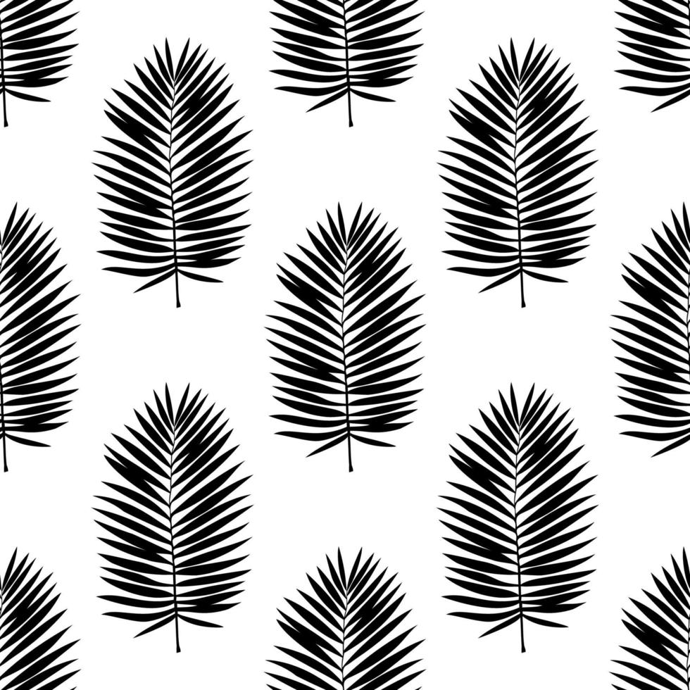 Palm Leaves Seamless Pattern vector