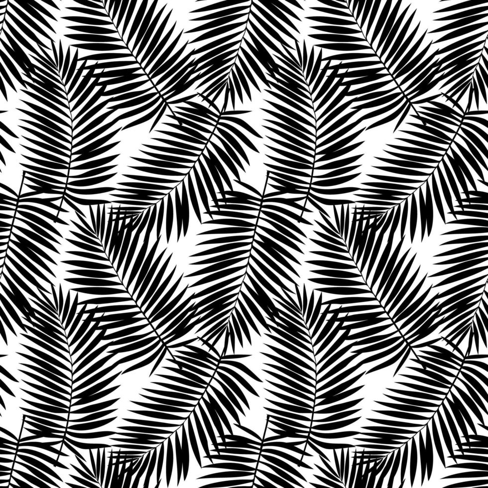 Palm Leaves Seamless Pattern vector