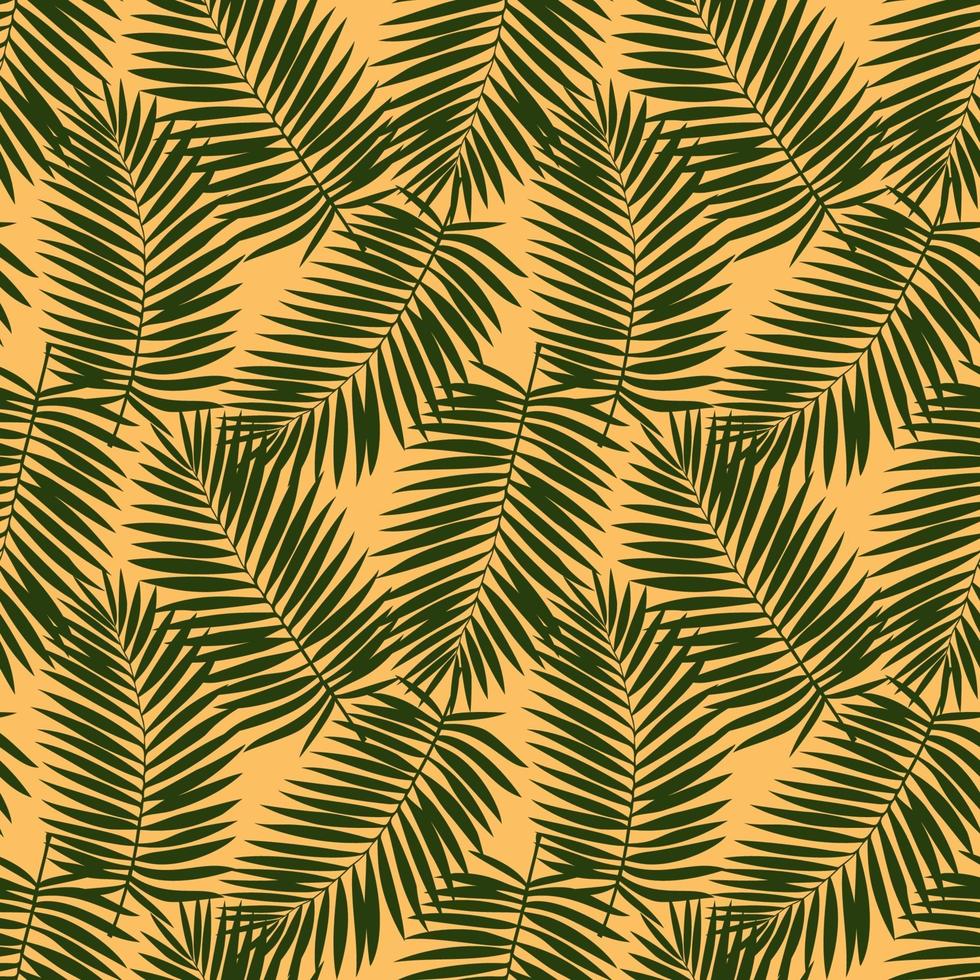 Palm Leaves Seamless Pattern vector