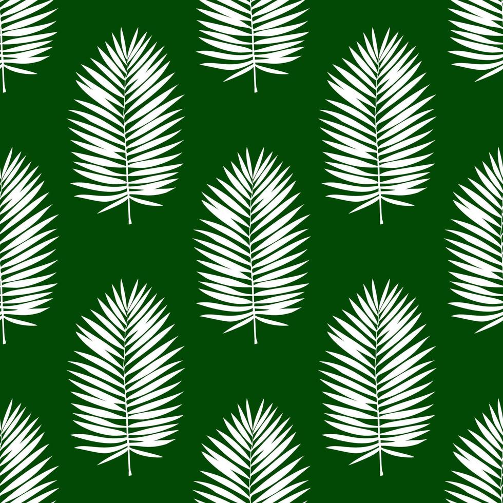 Palm Leaves Seamless Pattern vector