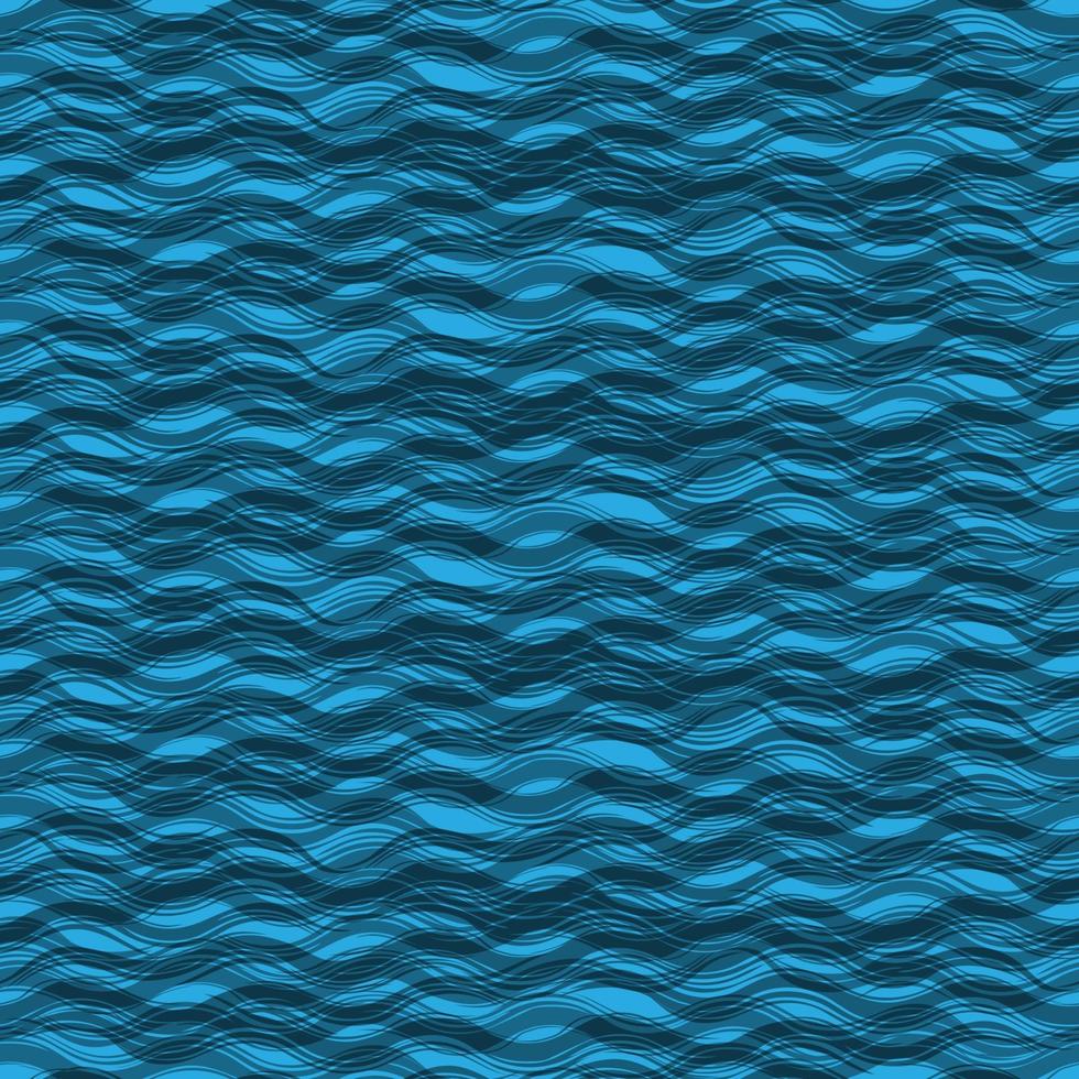 Abstract Waves Seamless Pattern vector
