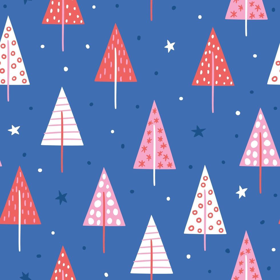 Christmas pattern. Christmas background. Christmas wallpaper vector