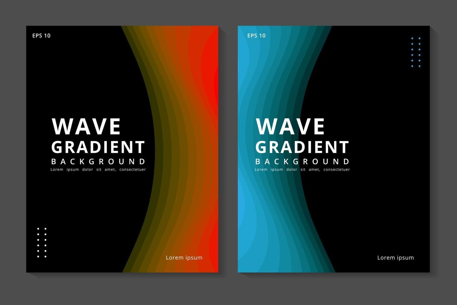 abstract  background with wavy and line concept vector