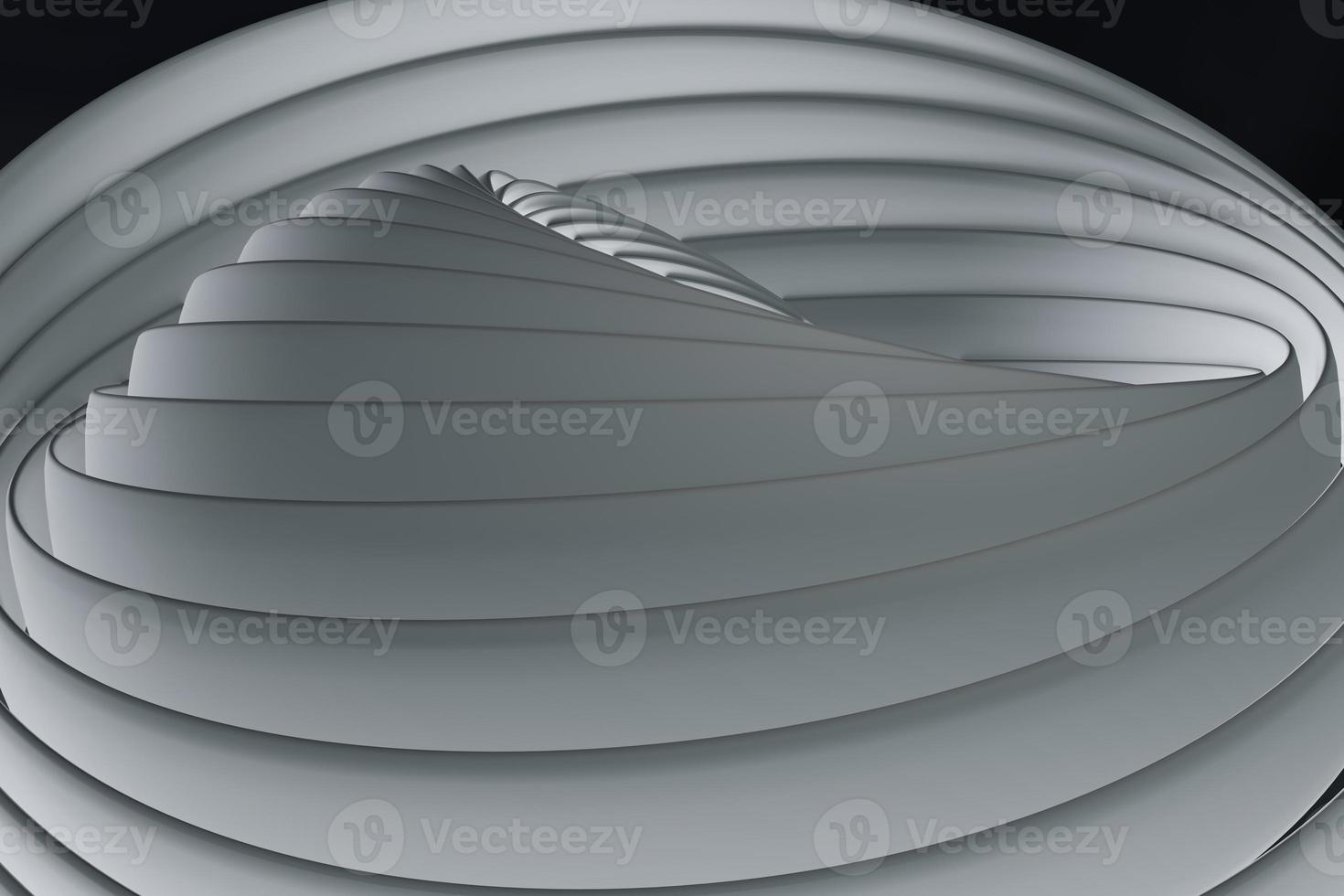 background with white line curve design. background,3d Rendering photo