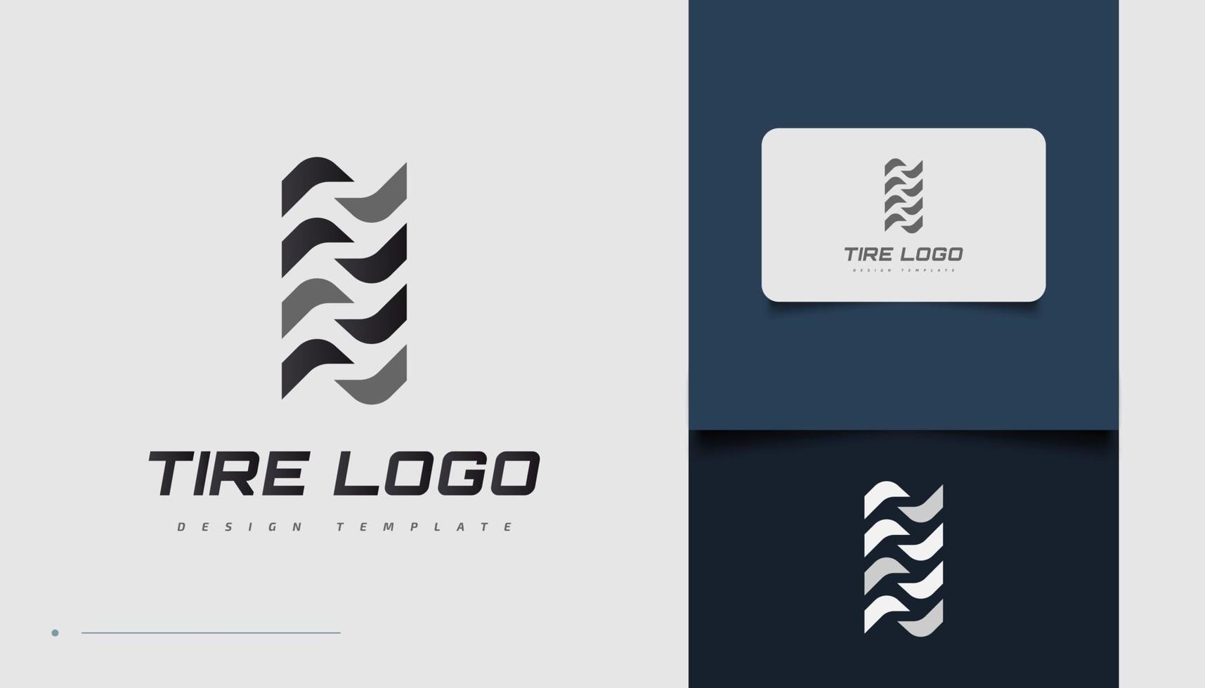 Tire Logo Design Template for Sport or Automotive Business Identity vector