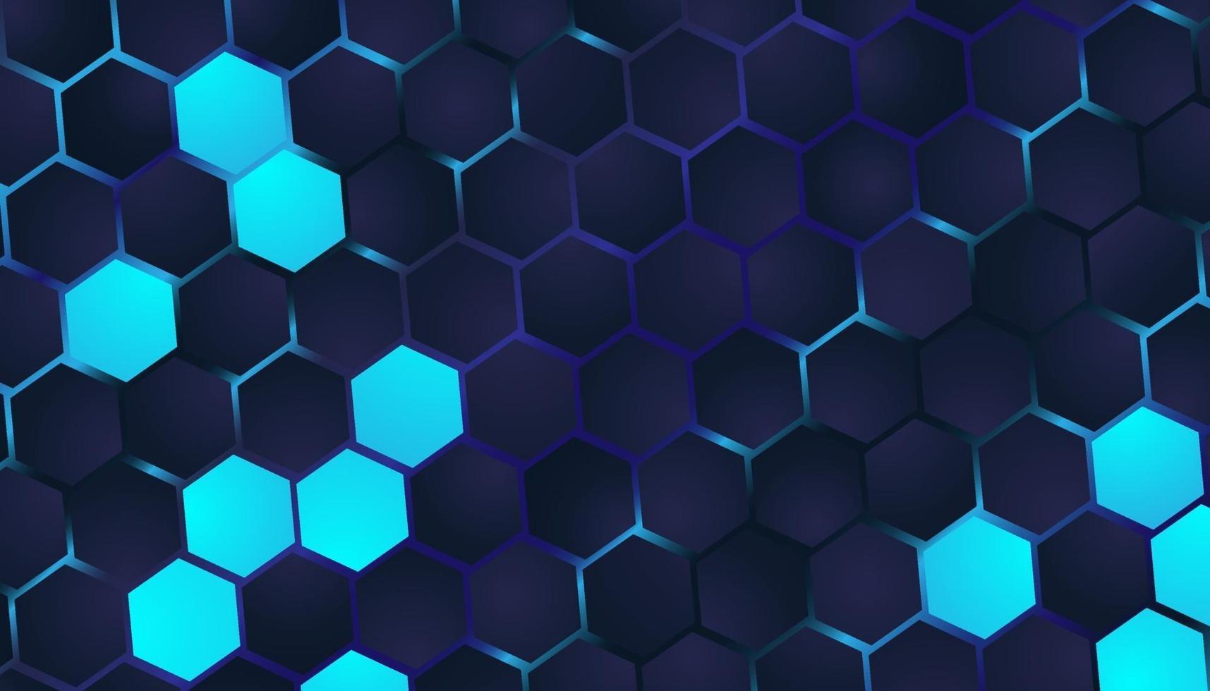 Futuristic Hexagon Background Design. Abstract Hexagonal Background vector