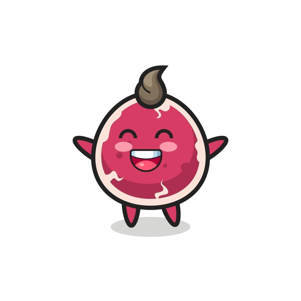 happy baby beef cartoon character 3447288 Vector Art at Vecteezy