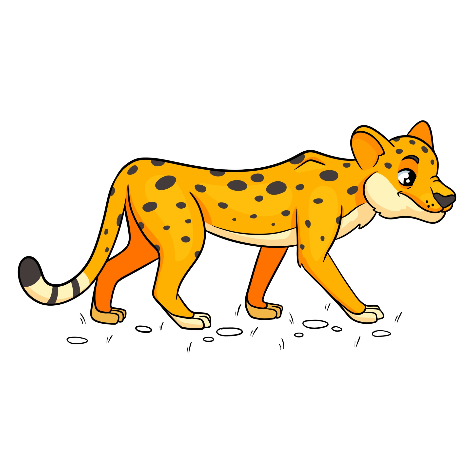 Animal character funny cheetah in cartoon style. 3447763 Vector Art at Vecteezy Animal character funny cheetah in cartoon style. 3447763 Vector Art at Vecteezy