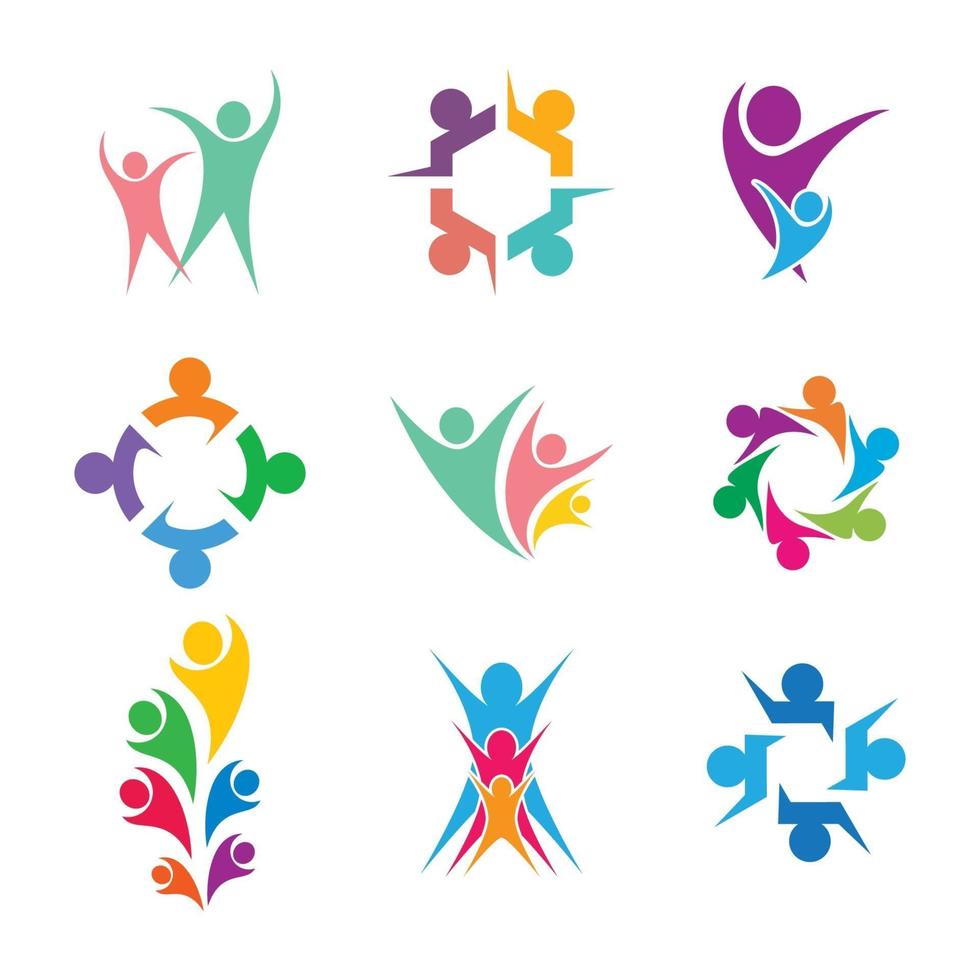 Community care logo images design 3447837 Vector Art at Vecteezy