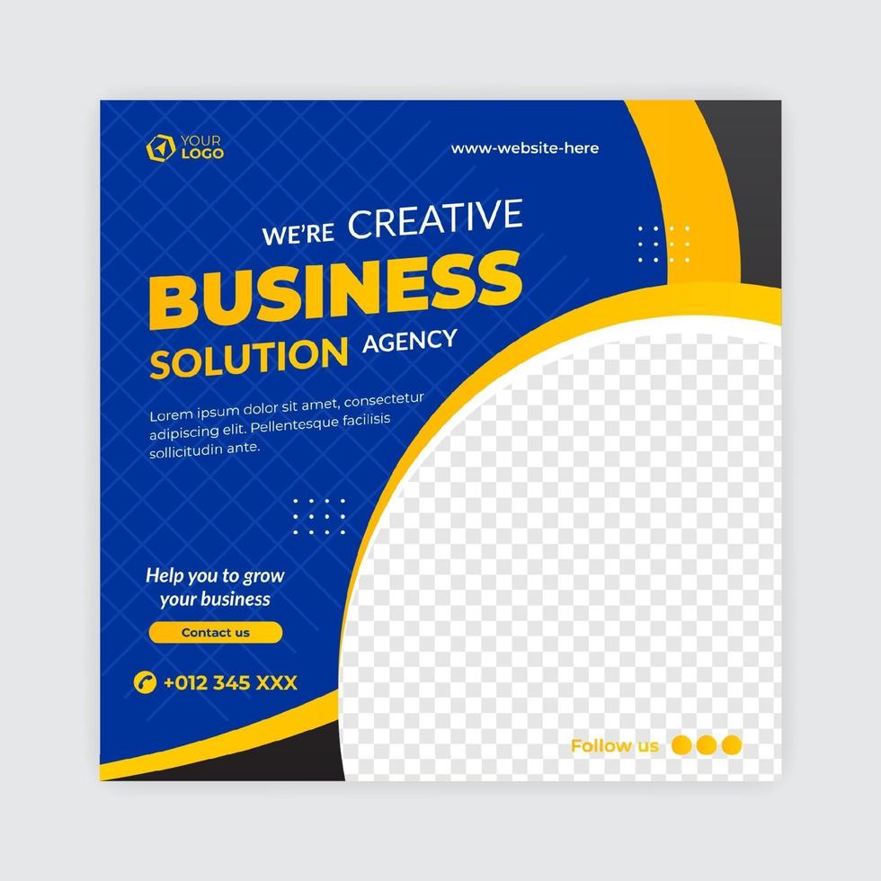 business social media template vector