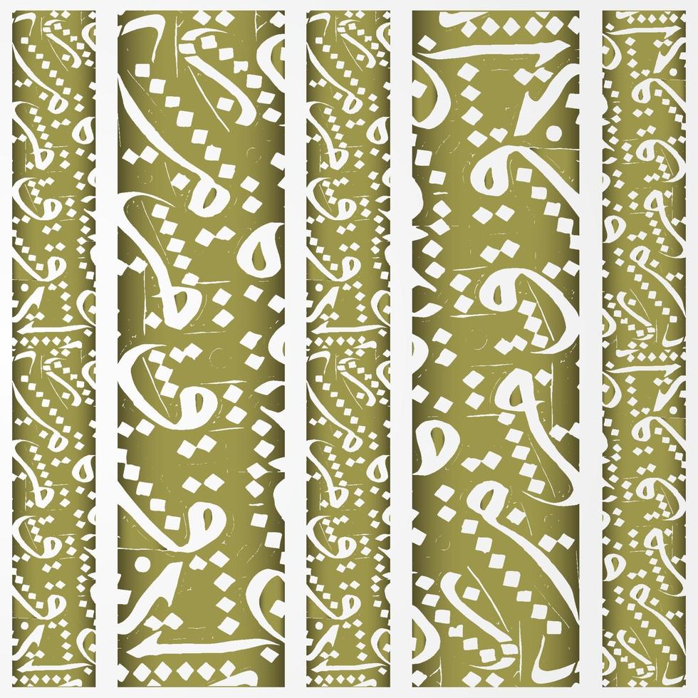 Beautiful greeting Arabic calligraphy vector design