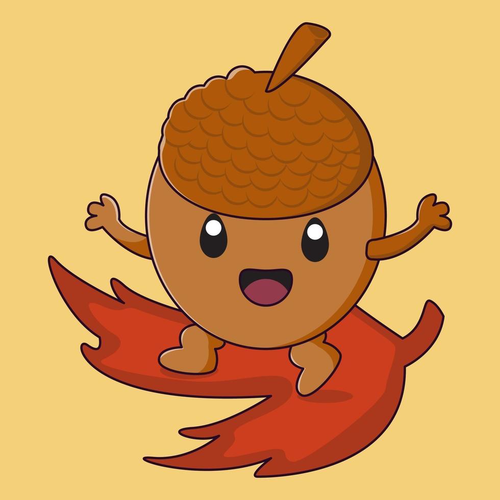Cute Autumn Icon vector
