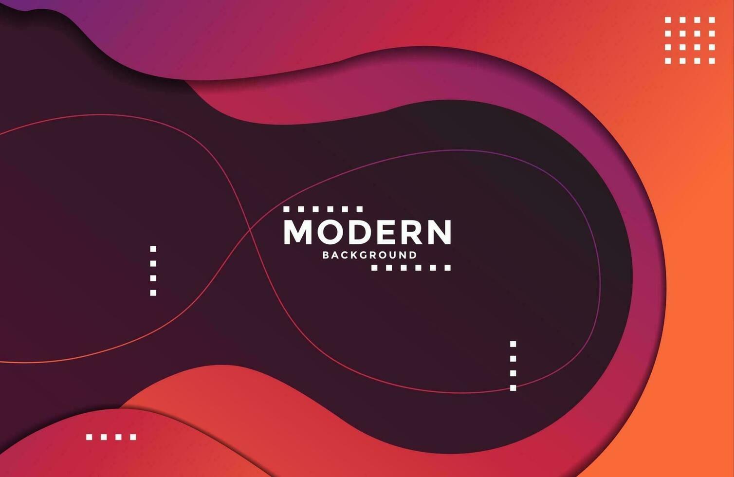 Dynamic modern background with colorful fluid shapes vector