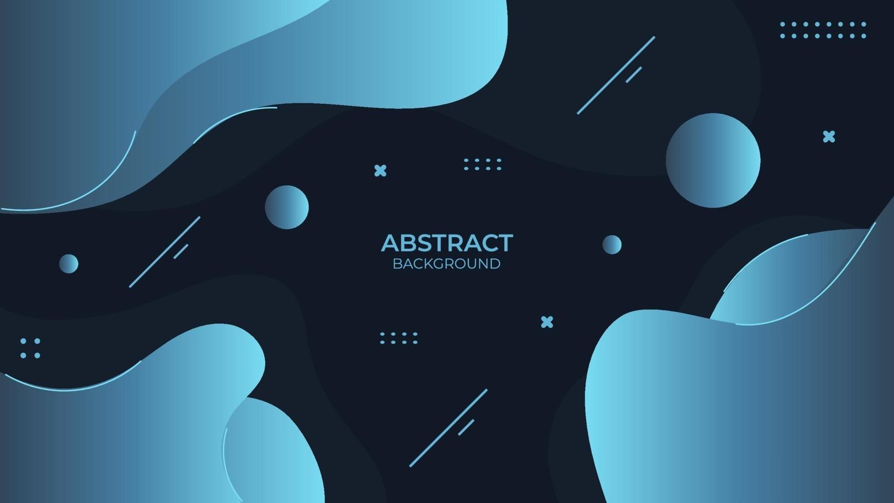 Background Abstract fluid design with geometric object vector