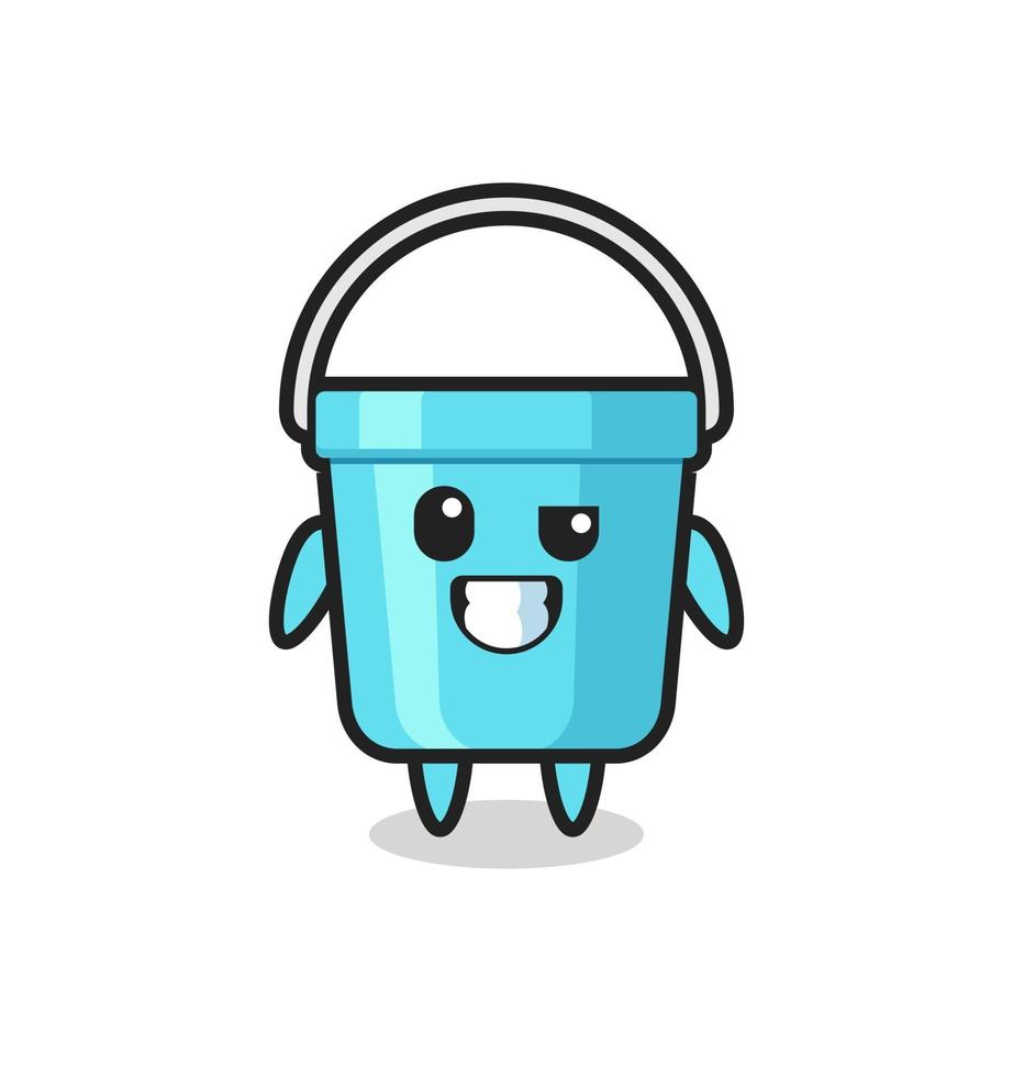 the cute metal bucket character with puke 3454165 Vector Art at Vecteezy