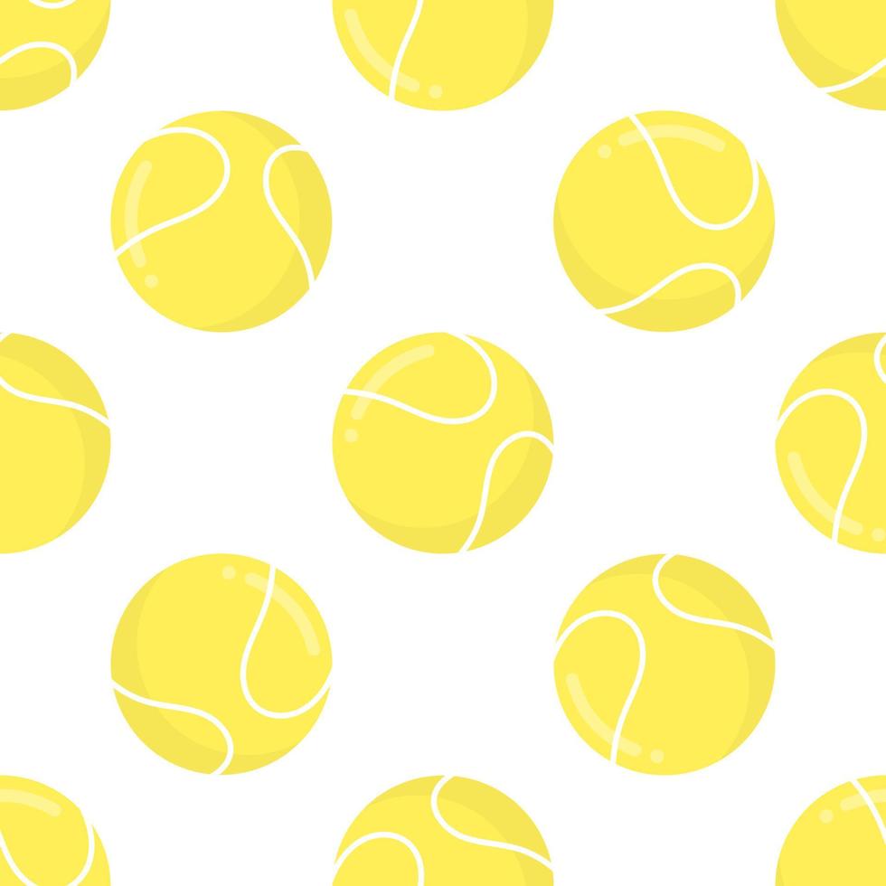 Seamless pattern with ball flat style design icon sign vector
