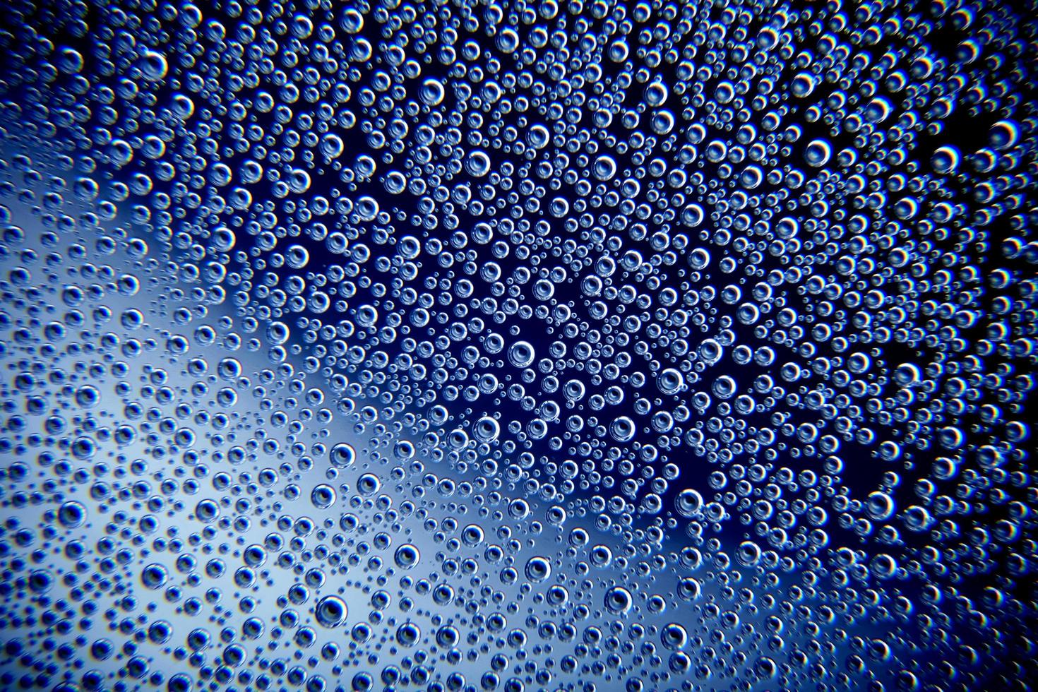 Abstract background with air bubbles photo