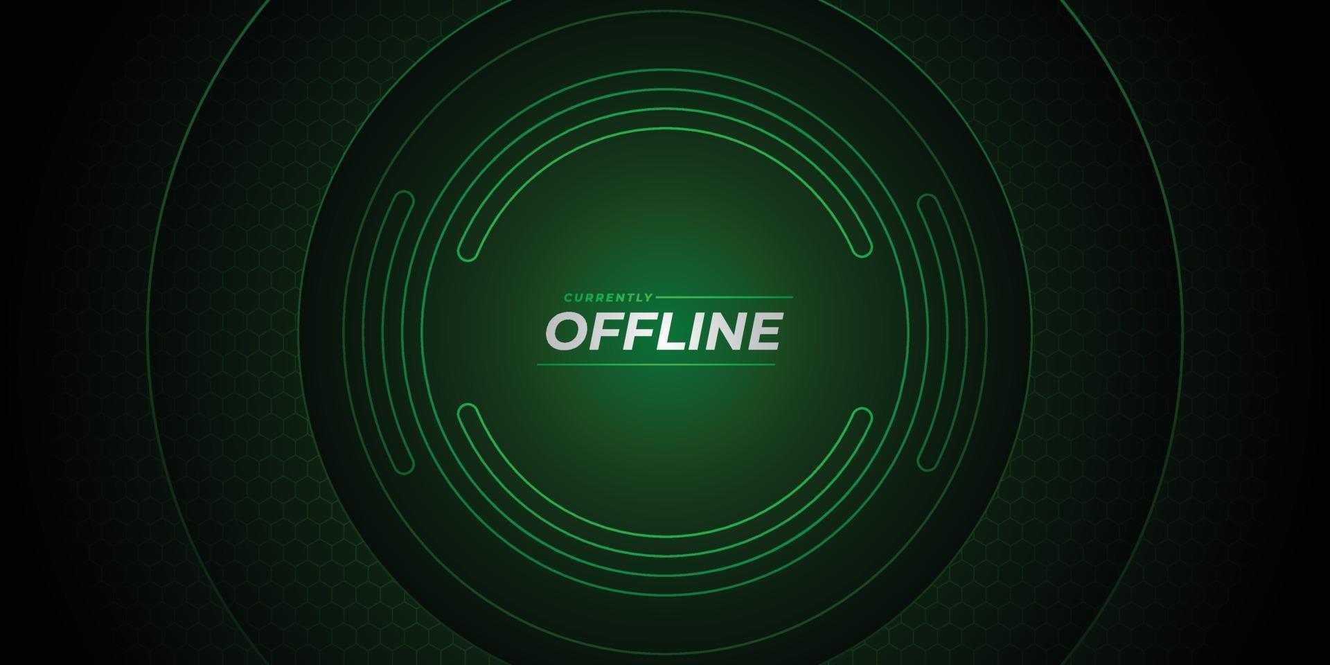 futuristic offline background design vector