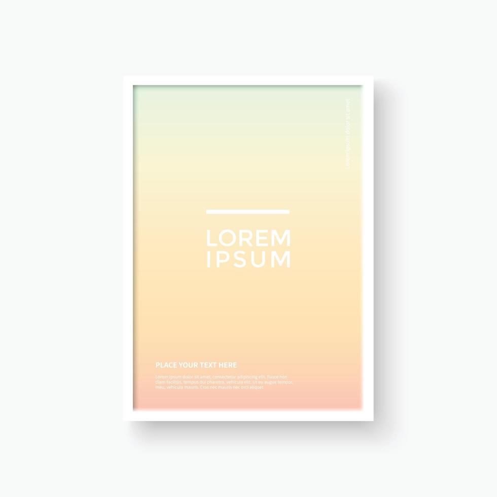 Vector background of beautiful color gradient