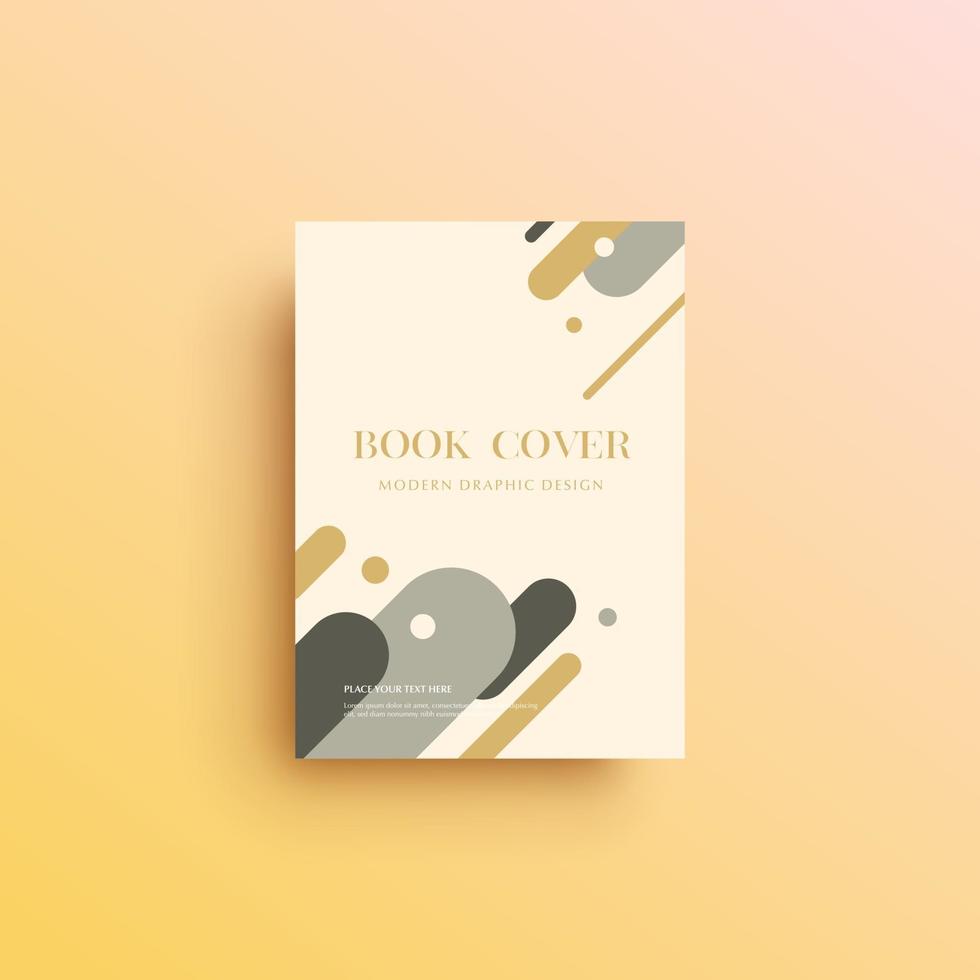 Geometric background book cover, brochure, flyer template vector