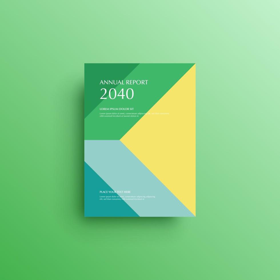 Geometric background book cover, brochure, flyer template vector
