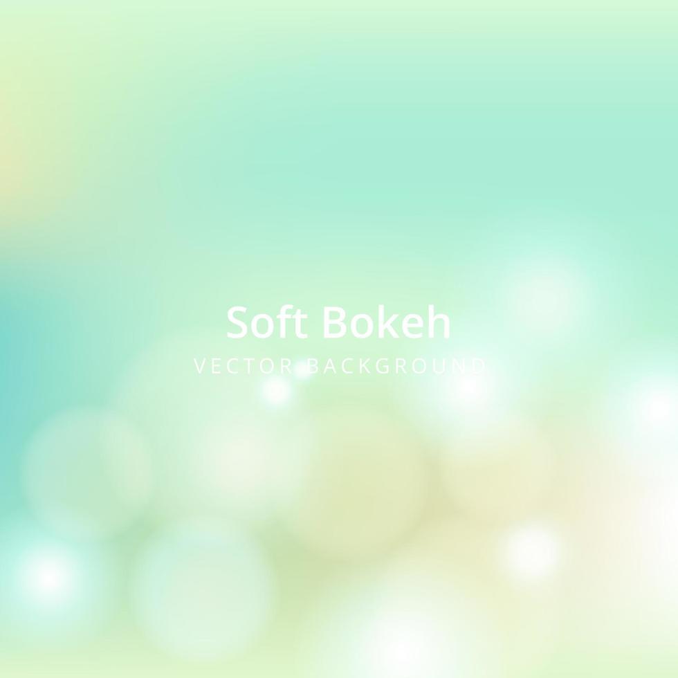 Simple and beautiful soft bokeh background vector