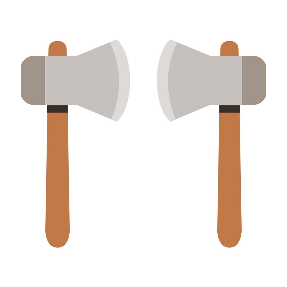 Ax Illustrated On White Background vector