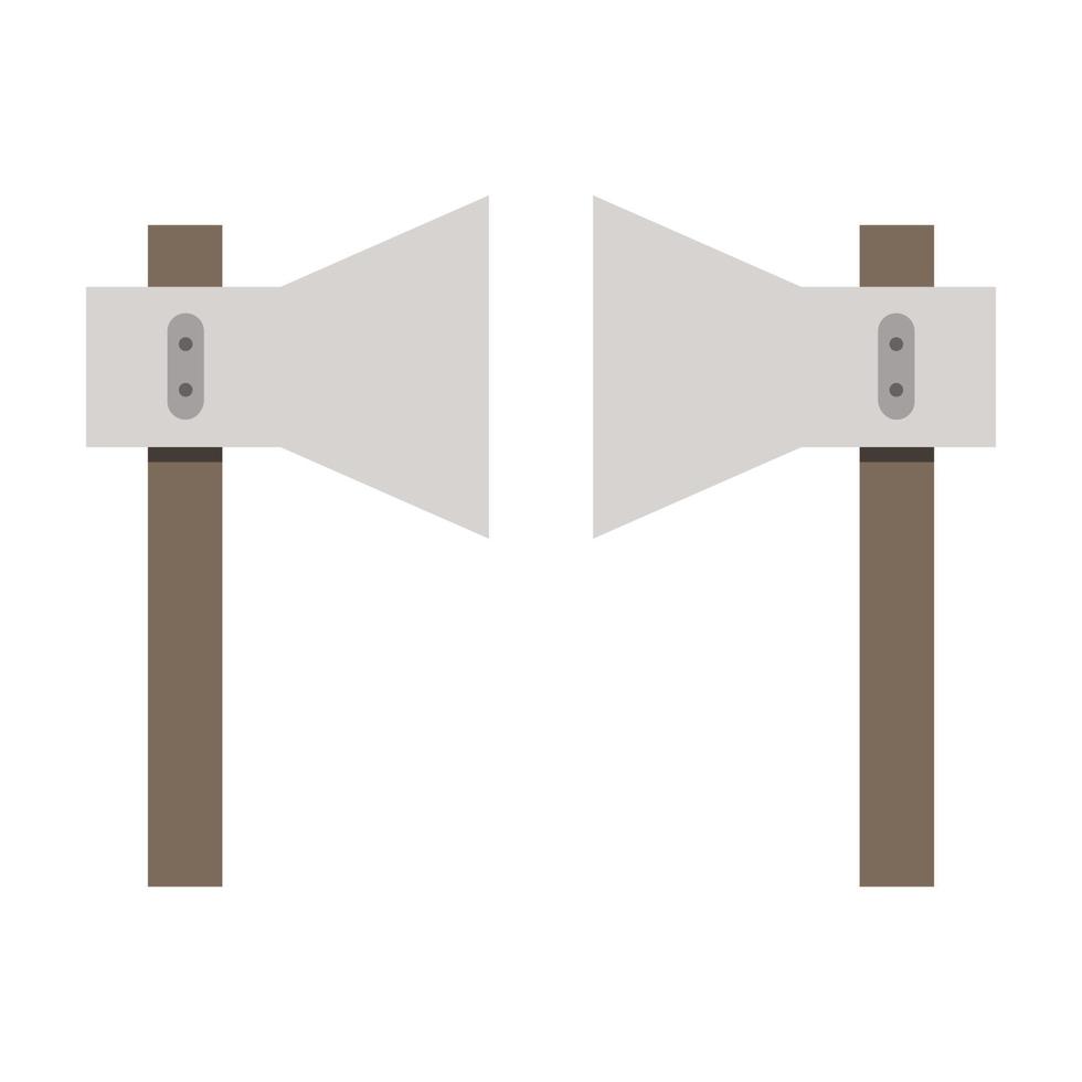 Ax Illustrated On White Background vector