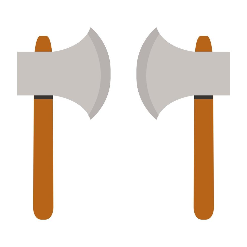 Ax Illustrated On White Background vector