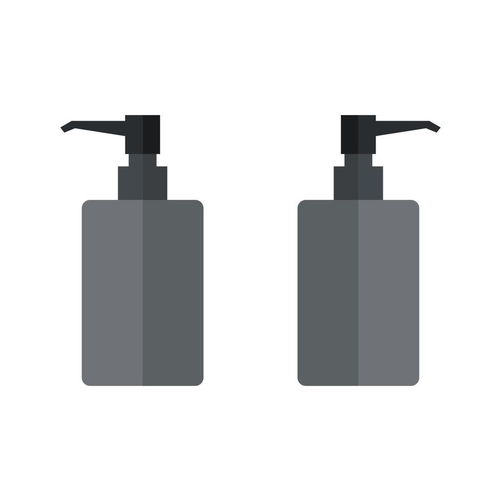 Soap Bottle Illustrated On White Background vector