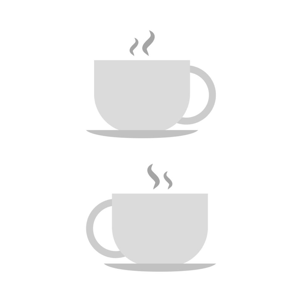 Coffee Cup Illustrated On White Background vector