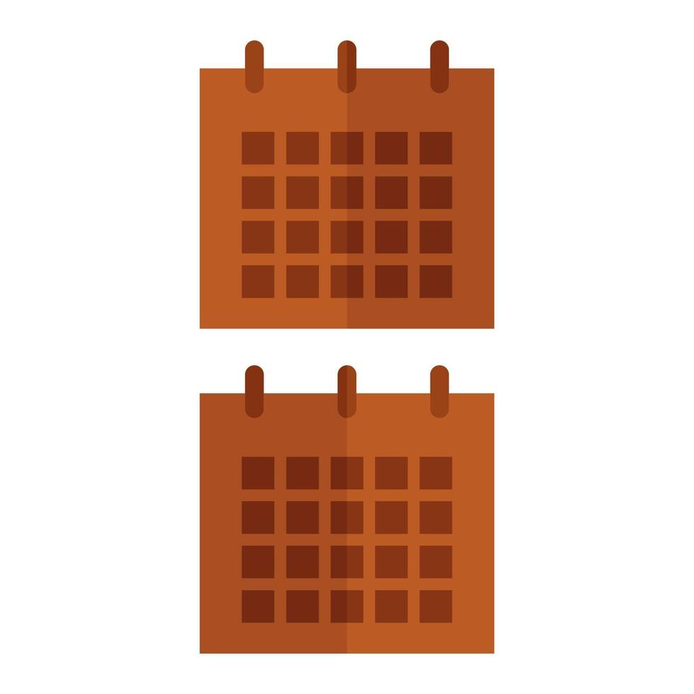Calendar Illustrated On White Background vector