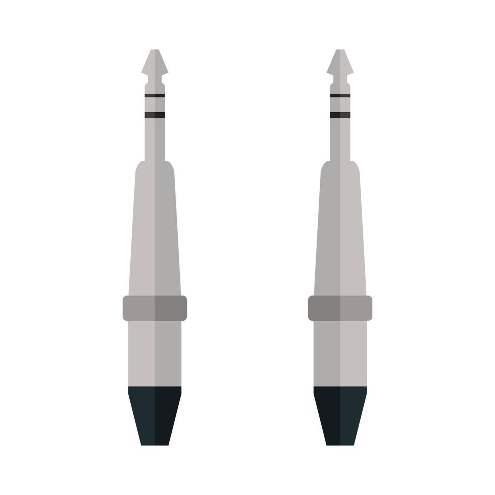 Jack Cable Illustrated On White Background vector