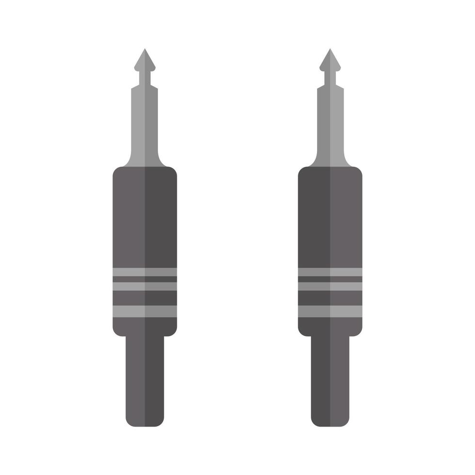 Jack Cable Illustrated On White Background vector