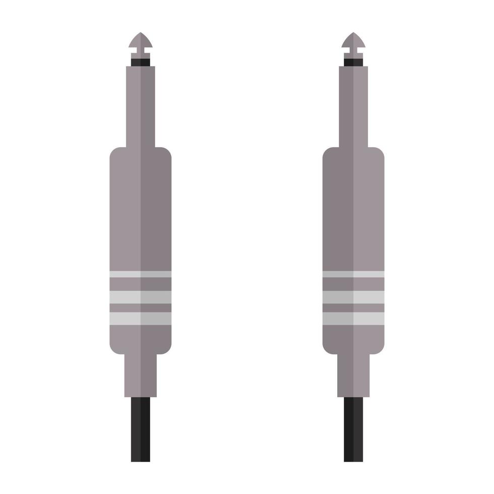 Jack Cable Illustrated On White Background vector