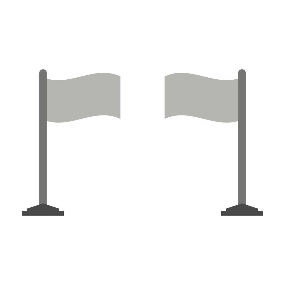 Flag Illustrated On White Background vector