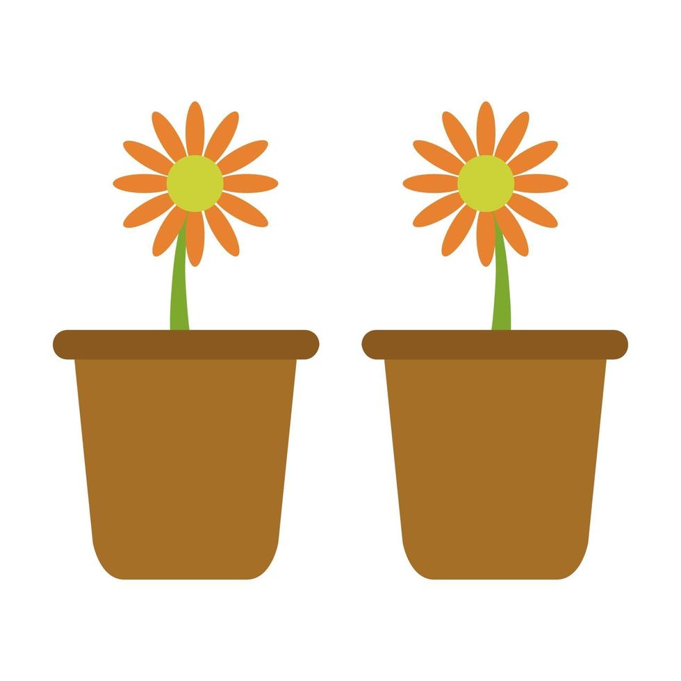 Flower Illustrated On White Background vector