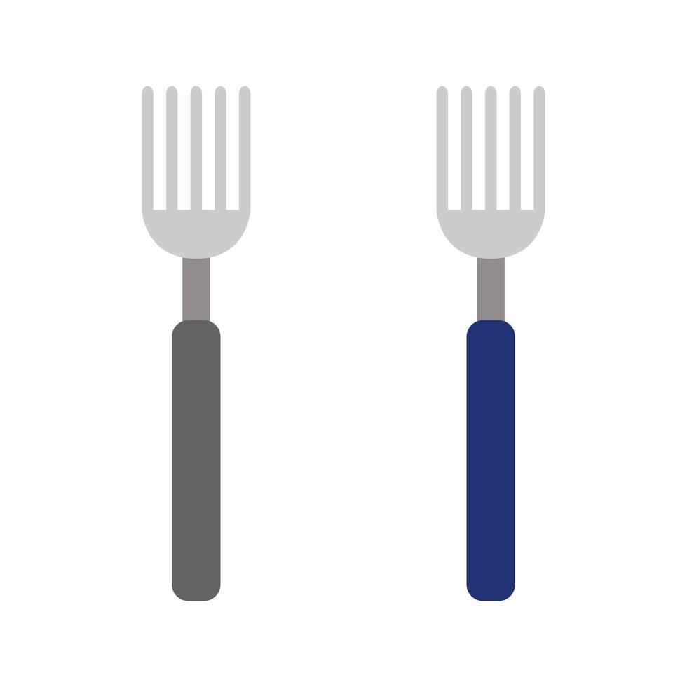 Fork Illustrated On White Background vector