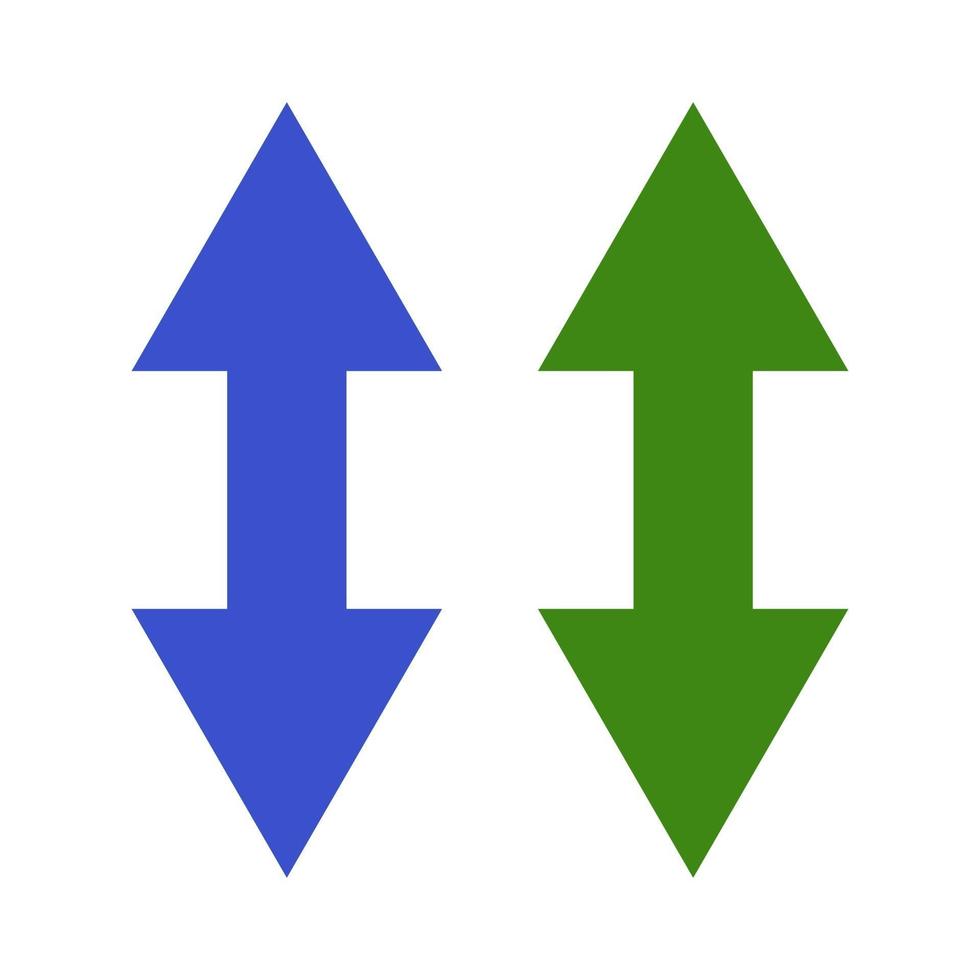 Arrow Illustrated On White Background vector
