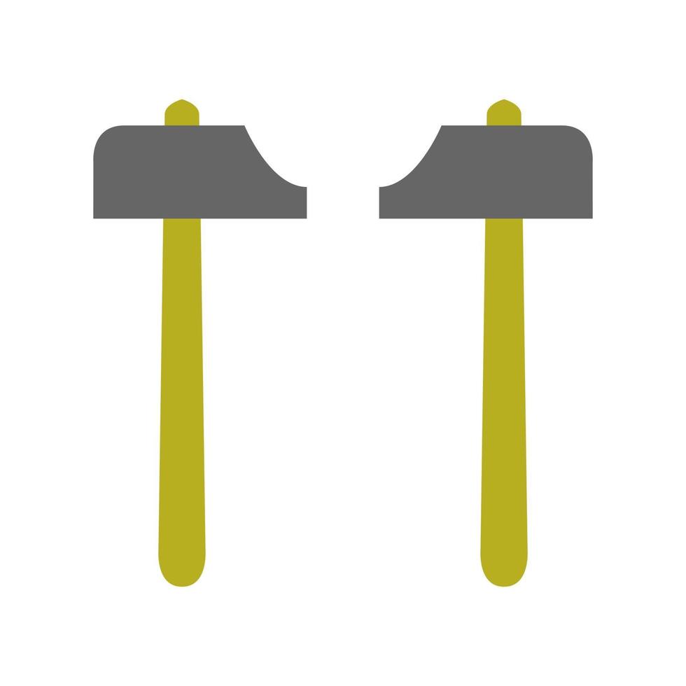 Hammer Illustrated On White Background vector