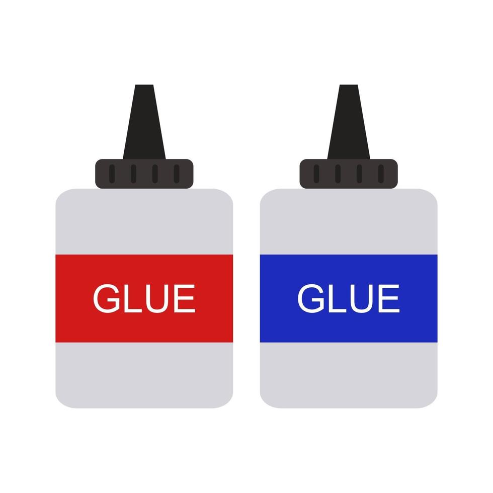 Glue Illustrated On White Background vector