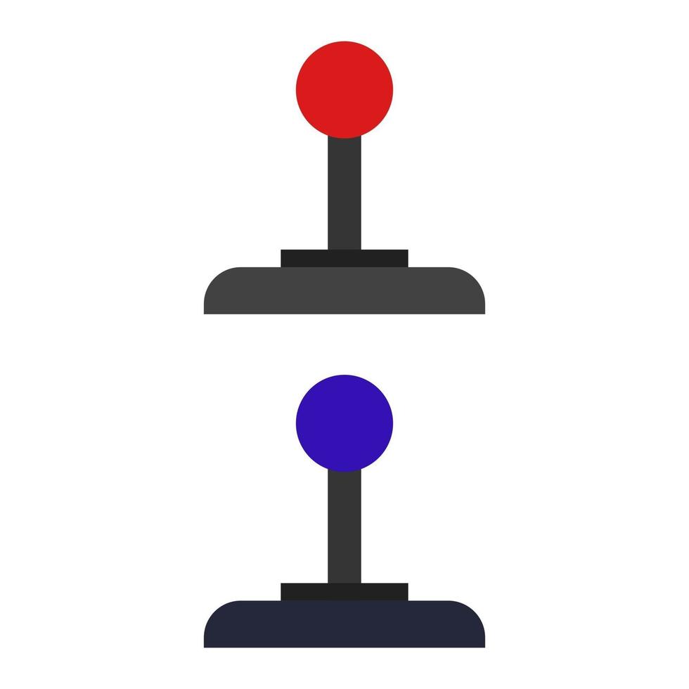 Joy Stick Illustrated On White Background vector