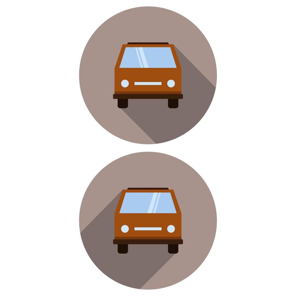 Car Illustrated On White Background vector