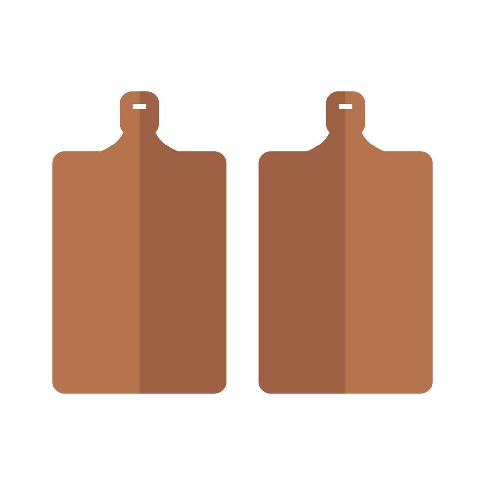 Cutting Board Illustrated On White Background vector