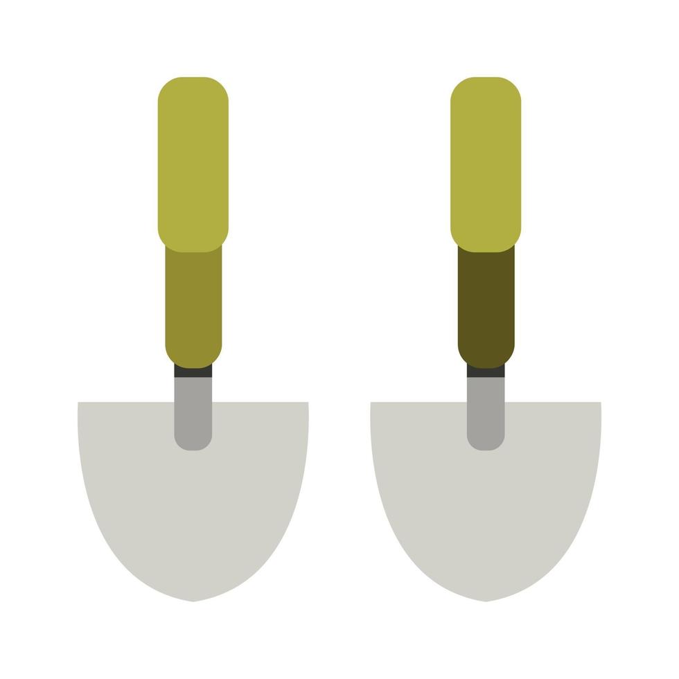 Shovel Illustrated On White Background vector