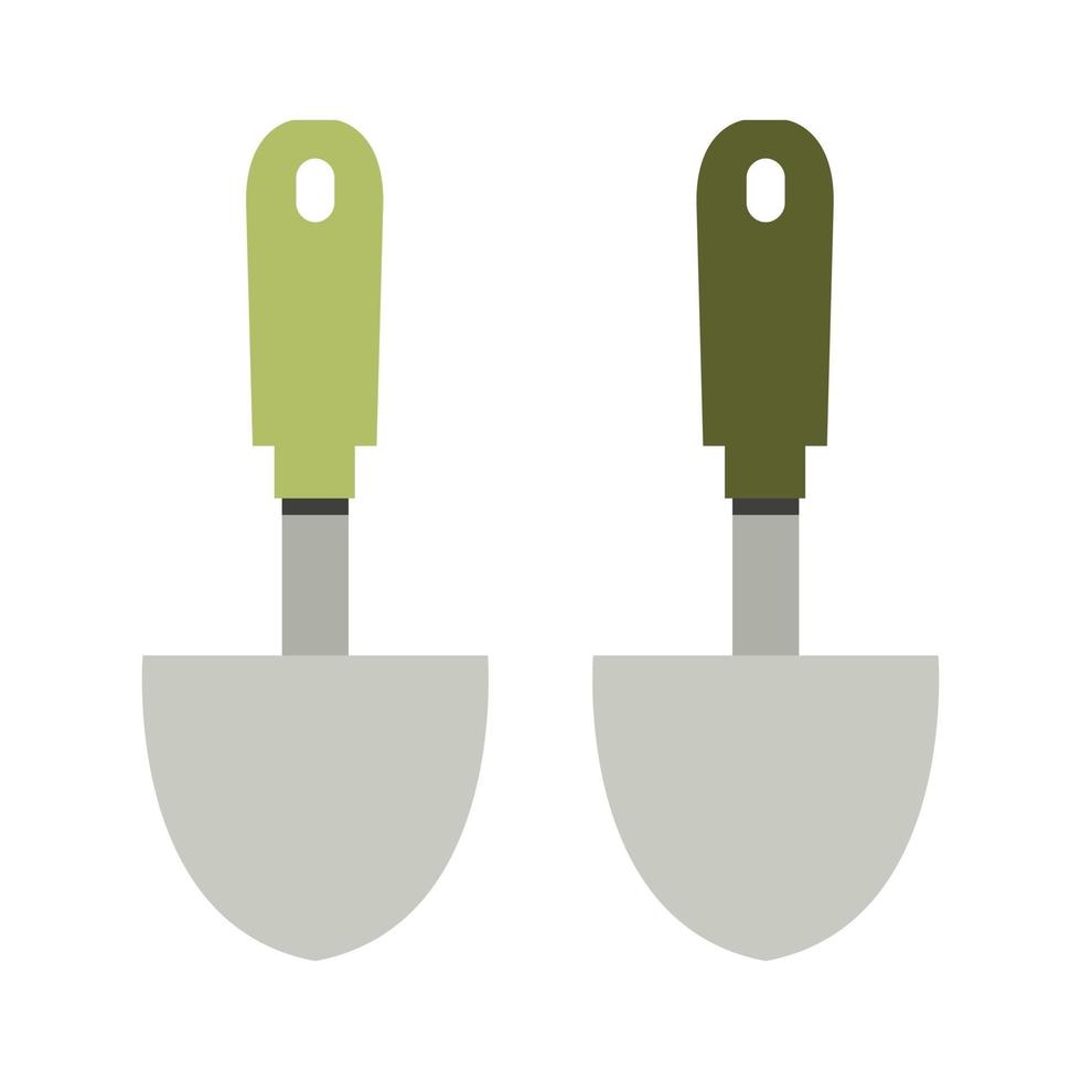 Shovel Illustrated On White Background vector