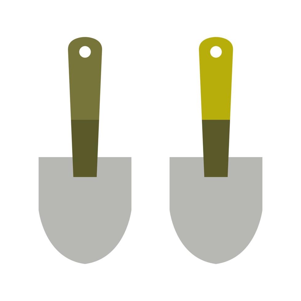 Shovel Illustrated On White Background vector