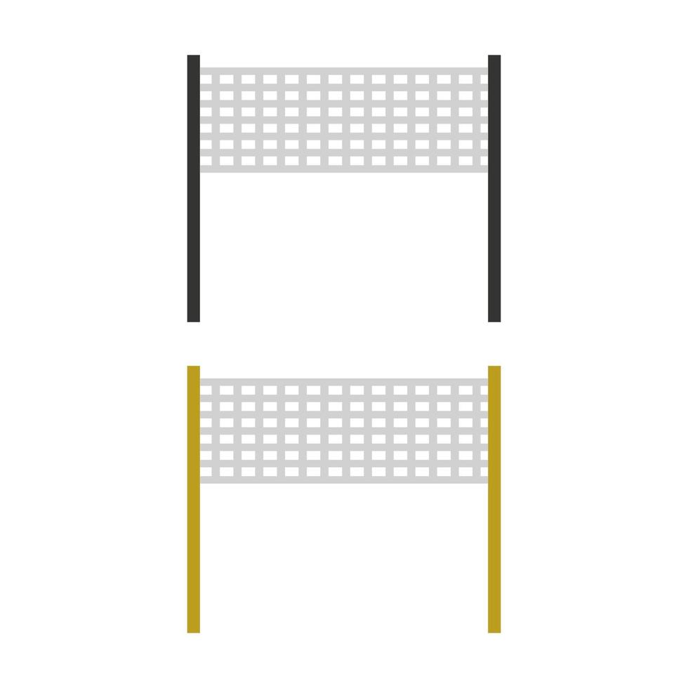 Volleyball Illustrated On White Background vector