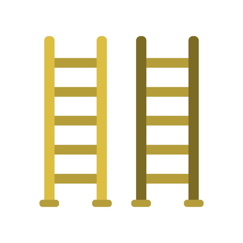 Ladder Illustrated On White Background vector